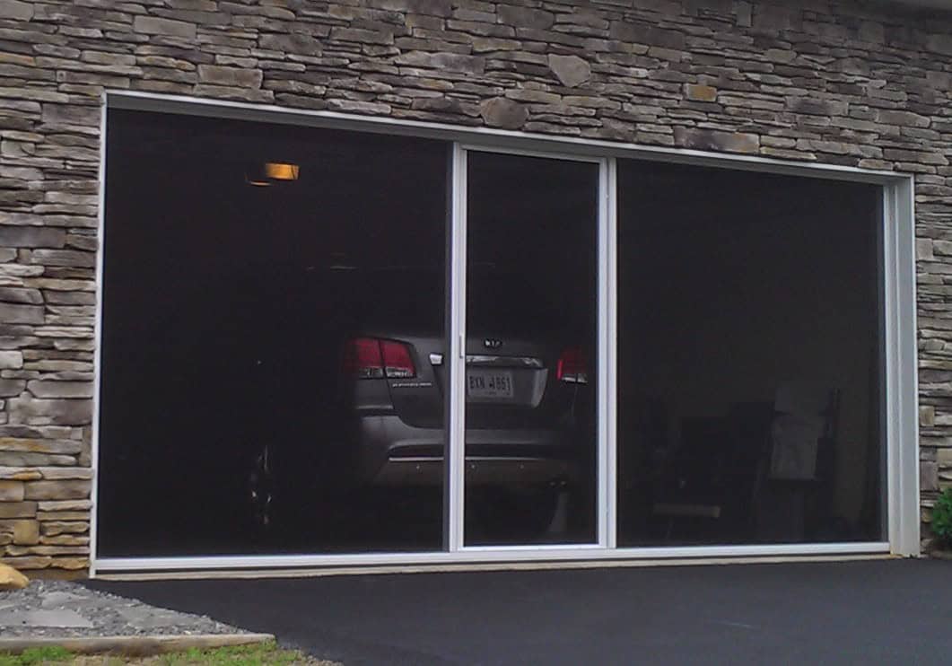 Lifestyle garage door screen